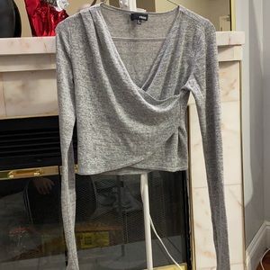 Women Long sleeve crop top